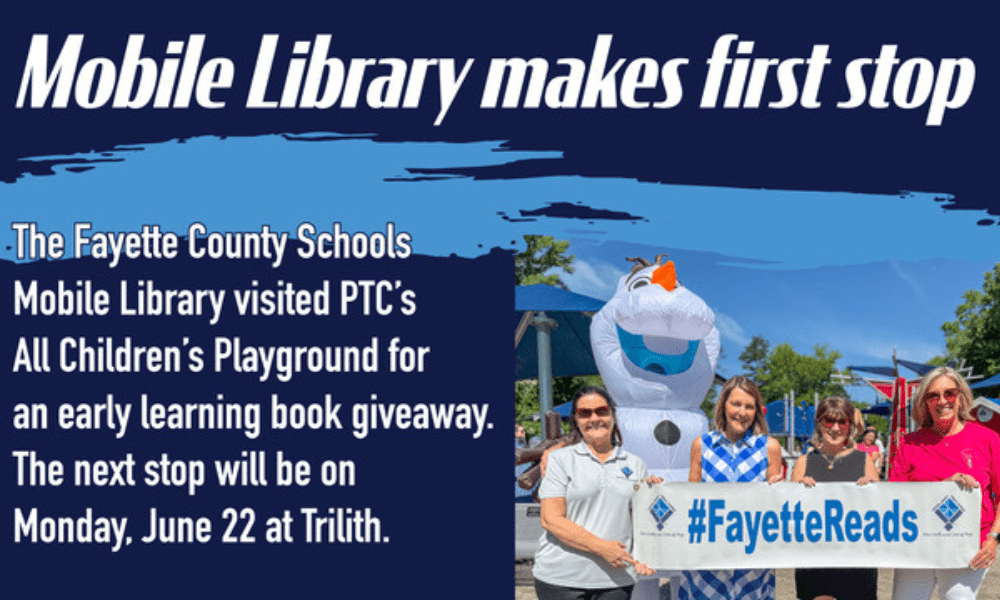 Fayette County Schools Mobile Library Kicks Off Summer Tour in Peachtree City