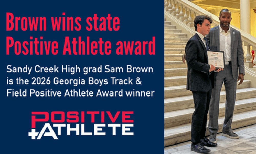 Sandy Creek Graduate Sam Brown Named Georgia Boys Track & Field Positive Athlete