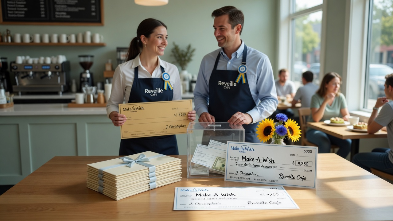 J. Christopher's and Reveille Cafe Raise Over $8,000 for Make-A-Wish Georgia