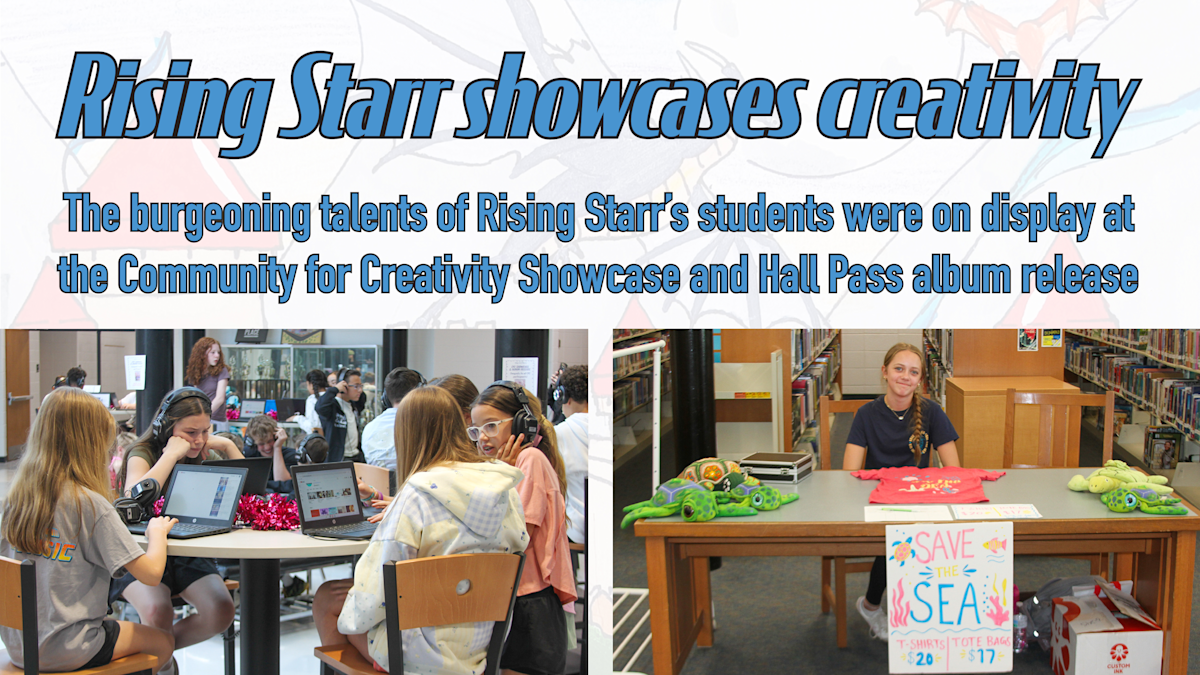 Rising Starr Middle School Showcases Student Creative Projects and Music