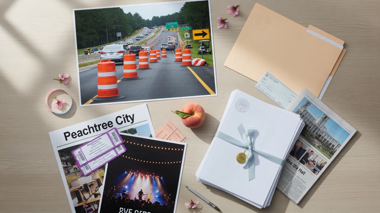 Peachtree City Traffic Shifts, PPP Settlement, and Concerts Highlight Local News