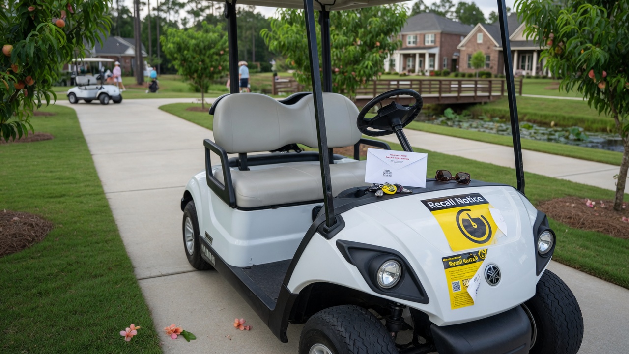 Peachtree City Living - Yamaha Golf Cart Recall