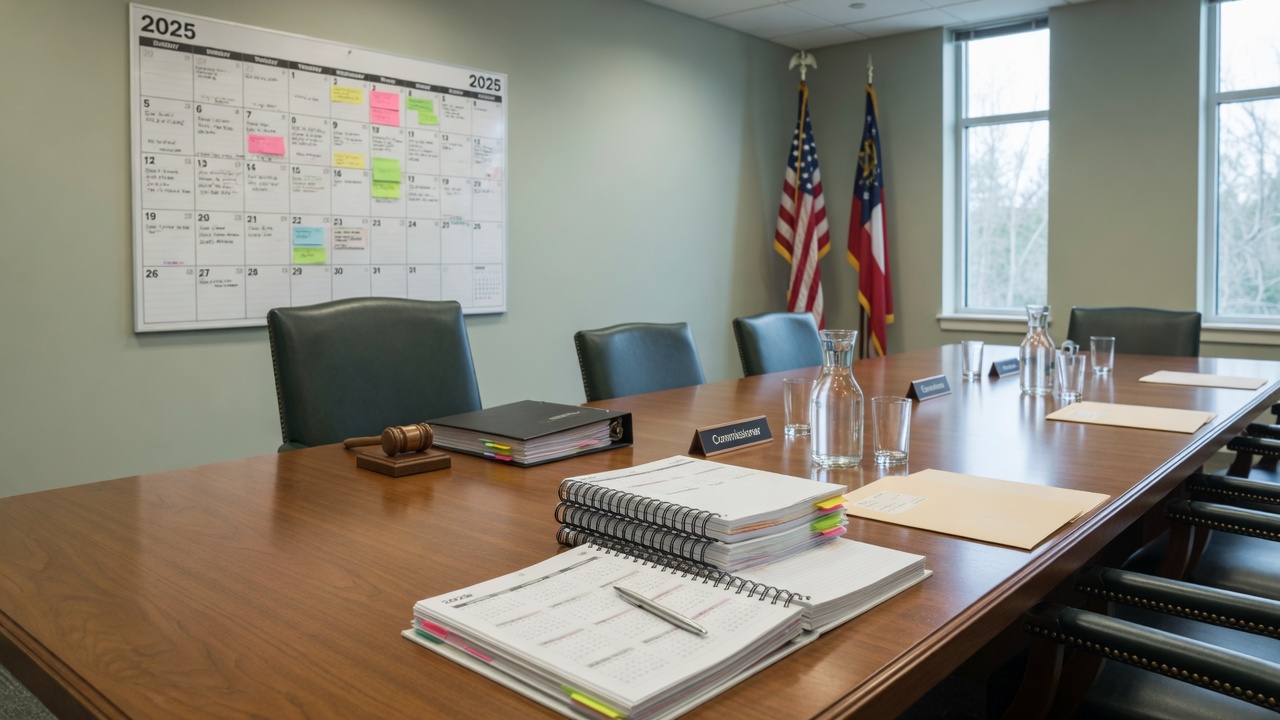 Fayette County commissioners' meetings scheduled through December 2026