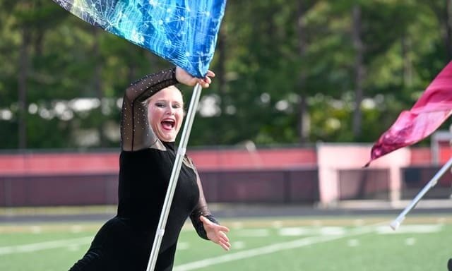 East Coweta Repeats as Grand Champion at Whitewater's VIBE Marching Competition