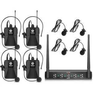 4-Channel Wireless Headset Microphone System