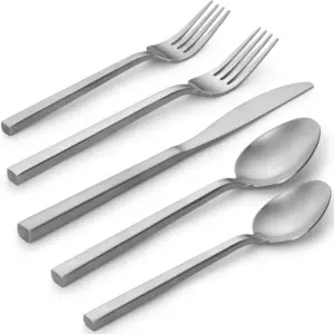 5-Piece Silver Flatware Setting