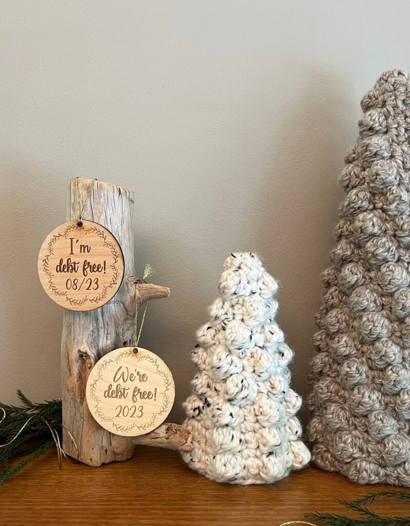 Debt Free Ornament
