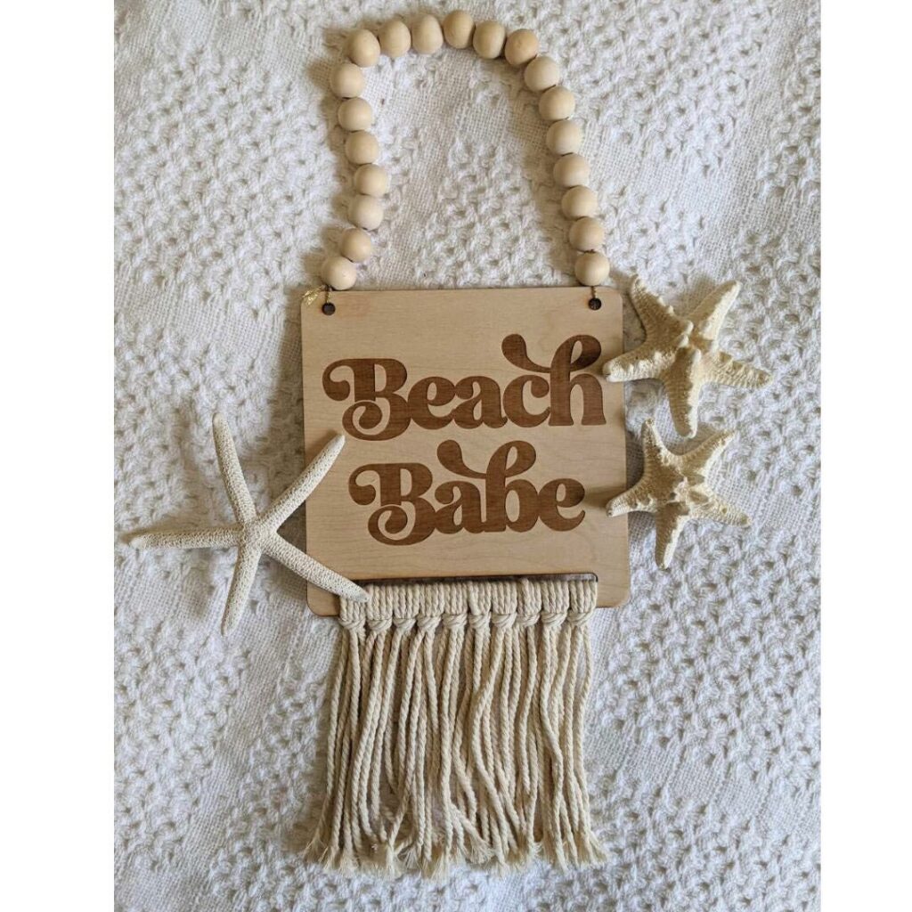 Beach Babe Nursery Sign