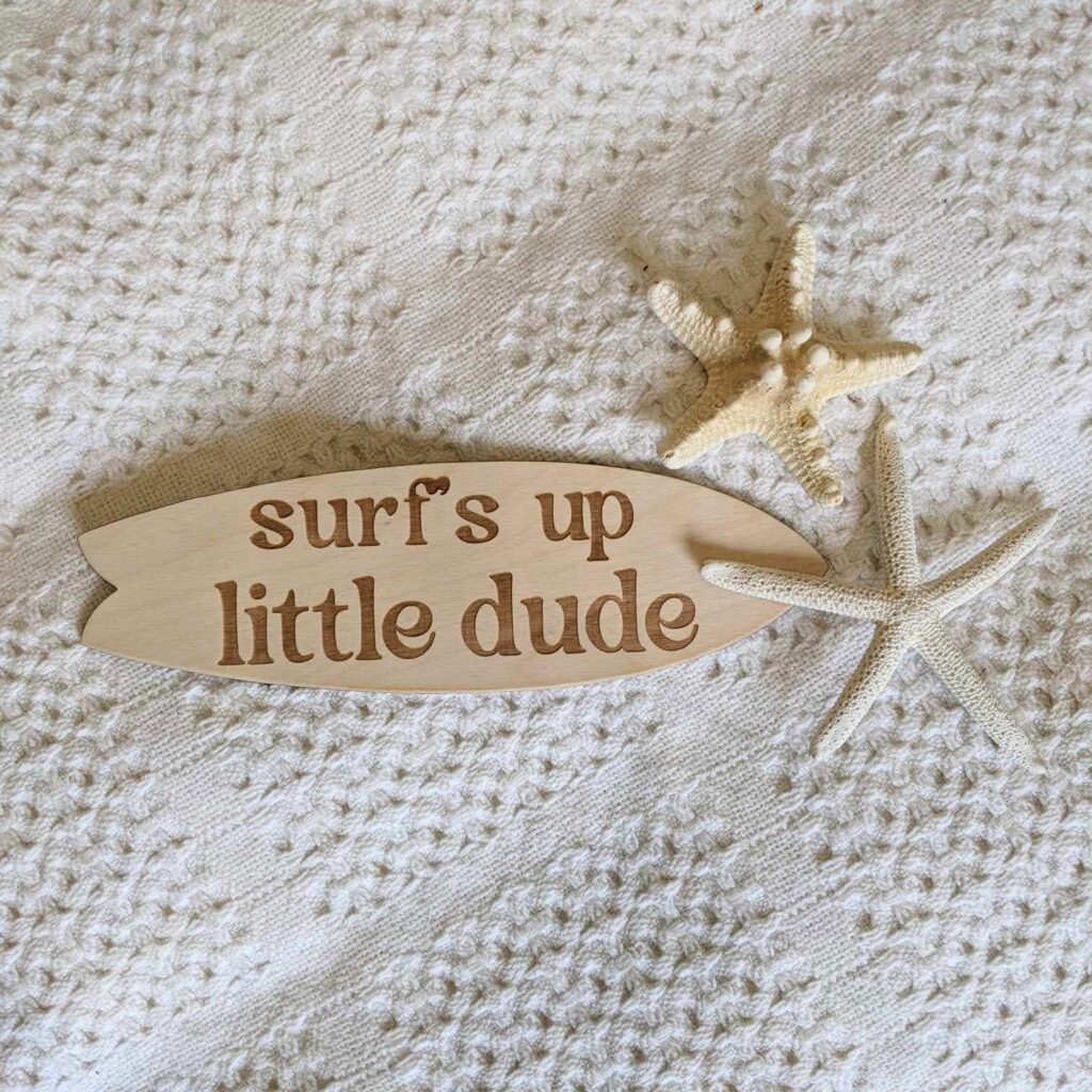 Surf's Up Little Dude Shelf Sitter