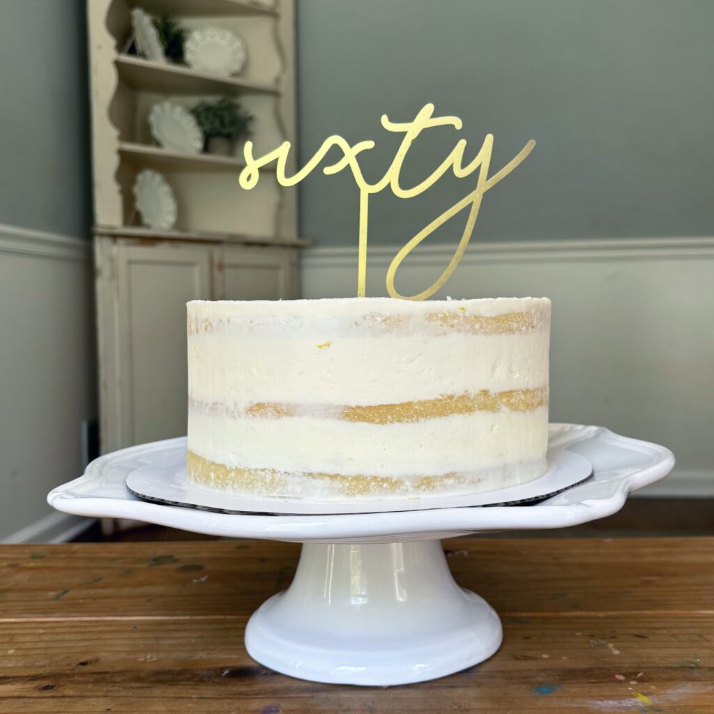 Sixtieth Birthday Cake Topper