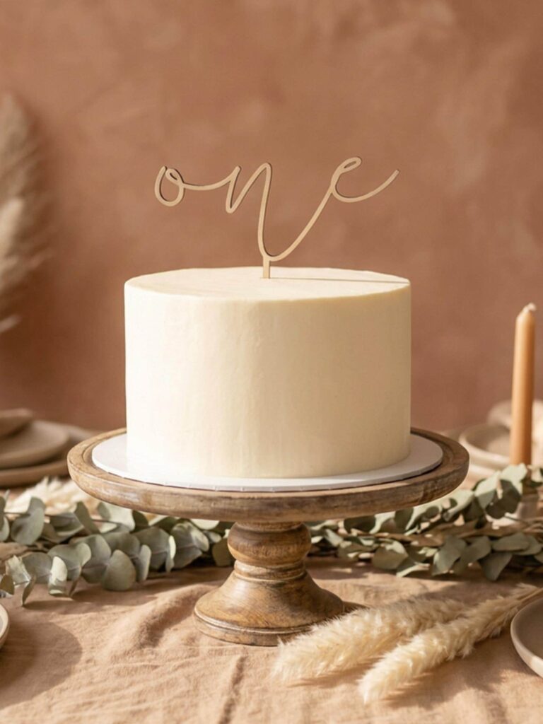 First Birthday One Cake Topper