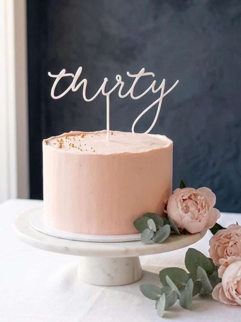 Thirty Cake Topper