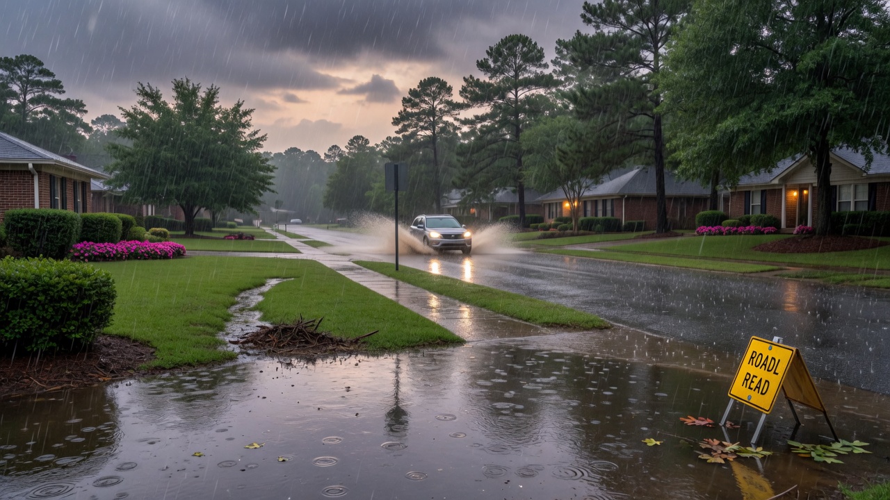 NWS Peachtree City warns of flash flood risk, heavy rain through early next week